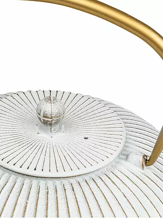 BREDEMEIJER | Théière en fonte LINHAI 1,1l Blanc cassé | creme